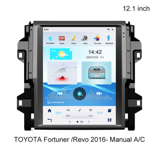 telsa screen fortuner