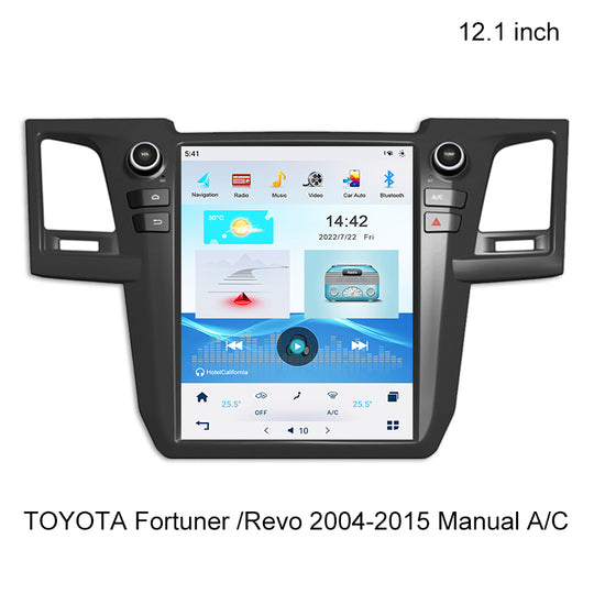 toyota fortuner tesla screen