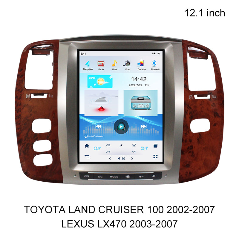 toyota land cruiser tesla screen