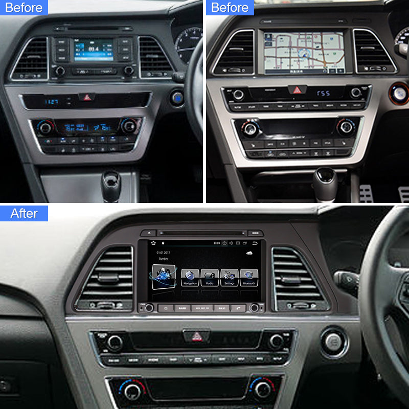 Android 10 Car Radio DVD For Hyundai Sonata LF RHD 2015- Player Multimedia Stereo GPS Autoradio Navigation Vertical Screen Carplay Voice