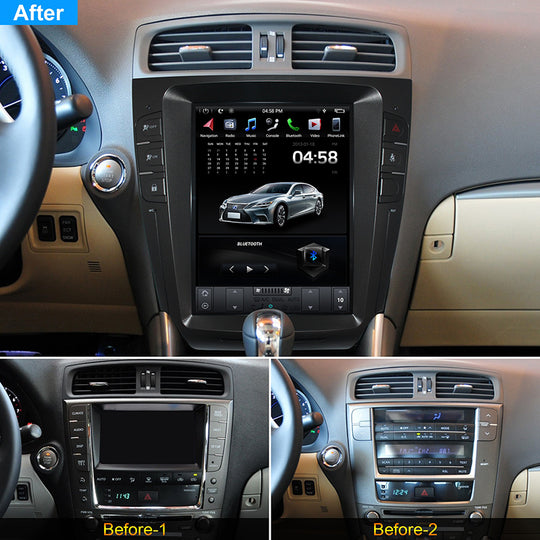 KSPIV 10.4" Android Car Radio For Lexus IS2005-2015 GPS Navigation Multimedia Player Head Unit 2 din
