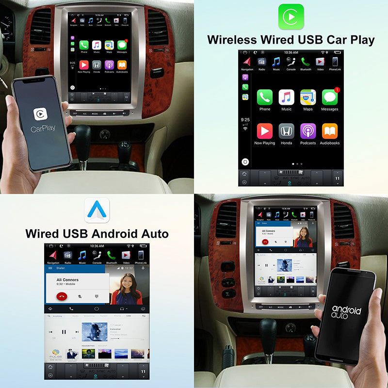 KSPIV 1 Din Android Car Multimedia Player For TOYOTA LAND CRUISER 100 2002-2007 AutoRadio Navigation GPS Multimedia Video Player