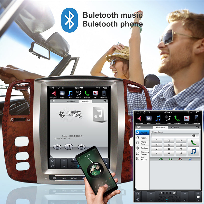 KSPIV 1 Din Android Car Multimedia Player For TOYOTA LAND CRUISER 100 2002-2007 AutoRadio Navigation GPS Multimedia Video Player