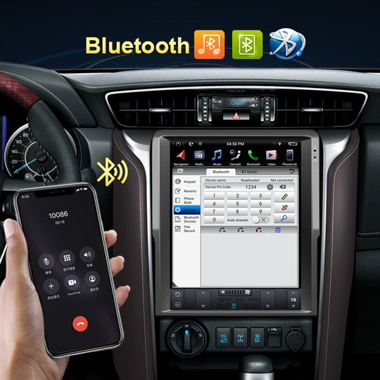 KSPIV Por Toyota Fortuner 2016-AUTO A/C Aŭta Radio Plurmedia Videoludilo Navigado GPS Android Split Ekrano 2din