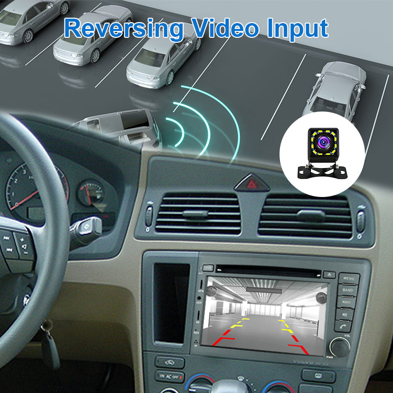 KSPIV Camera Car Radio Video Player Navigation Car Android For Volvo V70/S60 2001 - 2004 Carplay Auto 2 din