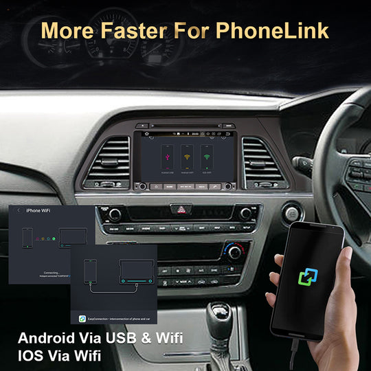 Android 10 Car Radio DVD For Hyundai Sonata LF RHD 2015- Player Multimedia Stereo GPS Autoradio Navigation Vertical Screen Carplay Voice