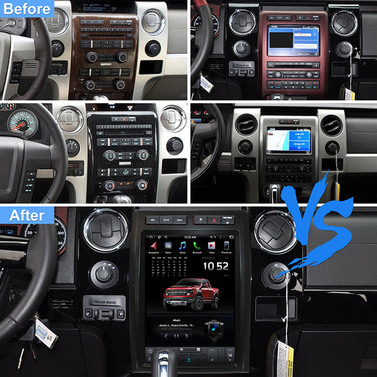  Ford F150 vertical screen